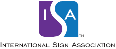 ISA - International Sign Association logo