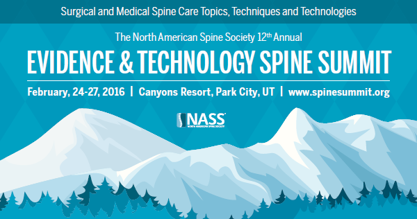 NASS Evidence & Technology Spine Summit 2016