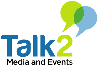 Talk2 Media and Events logo
