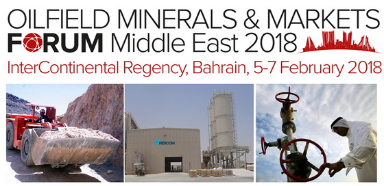 Oilfield Minerals & Markets Forum Middle East 2018