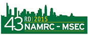NAMRC - MSEC 2015