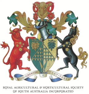 The Royal Agricultural & Horticultural Society of SA Inc (RA&HS) logo