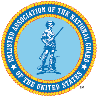 Enlisted Association of the National Guard of the United States (EANGUS) logo