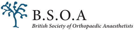 British Society of Orthopaedic Anaesthetists (B.S.O.A.) logo