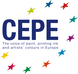 European Council of the Paint, Printing Ink, and Artist''s Colours Industry (CEPE) logo